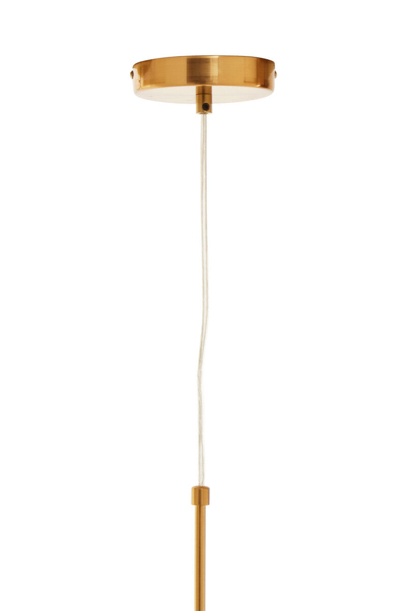 Trieste Rounded Glass Champagne Contemporary Pendant Light
