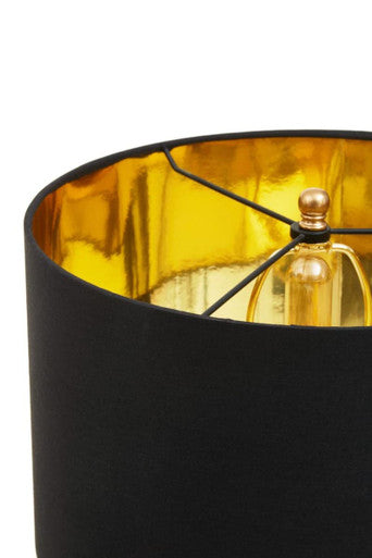 Picos Fabric Black Minimalist Table Lamp