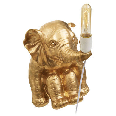 Boho Elephant Table Lamp Natural Modern