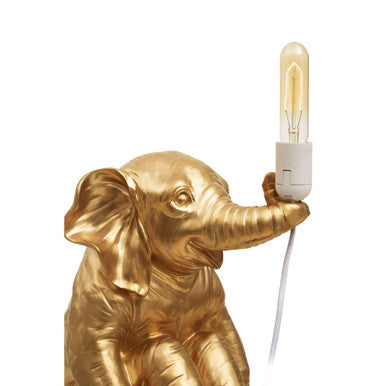 Boho Elephant Table Lamp Natural Modern