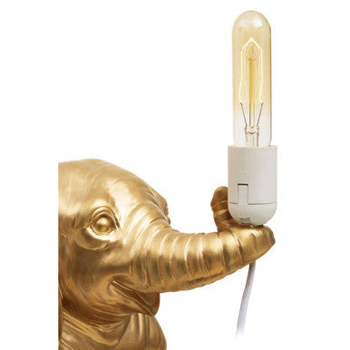 Boho Elephant Table Lamp Natural Modern