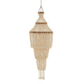 Palu Natural White & Amber Shell Large Pendant Shade