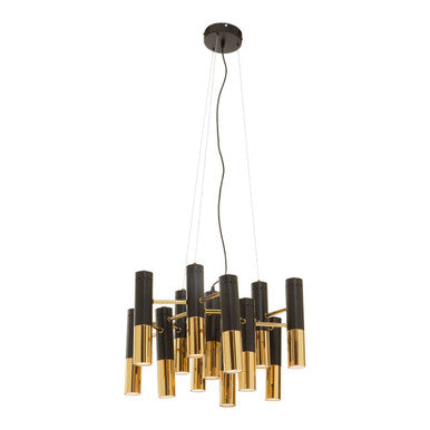 Drone Gold & Black Pendant Light