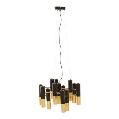 Drone Gold & Black Pendant Light