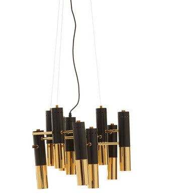 Drone Gold & Black Pendant Light
