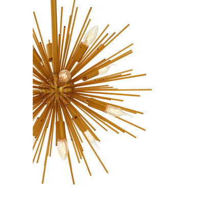 Spike Brass Metal Pendant Light