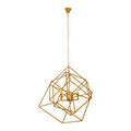 Kamara Brass Four Bulb Pendant Light