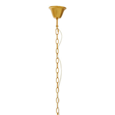 Kamara Brass Four Bulb Pendant Light