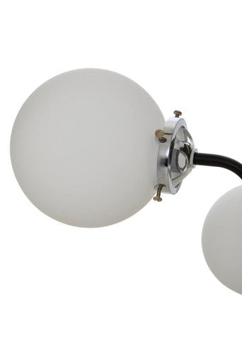Abira Black & Chrome 16 Arm Pendant Light