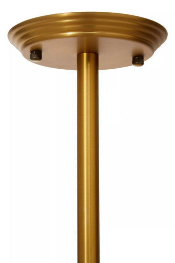Orko Brass & Black Metal Pendant Light