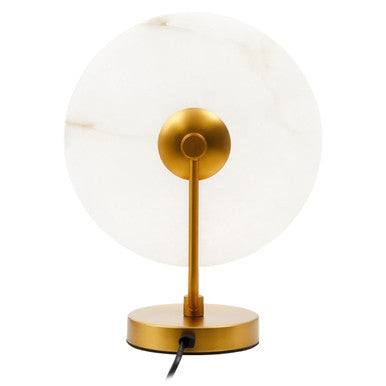 Waldorf White Marble & Gold Table Lamp