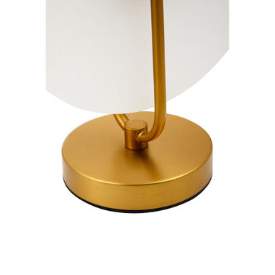 Waldorf White Marble & Gold Table Lamp