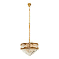 Babylon Four Bulb Antique Gold Chandelier