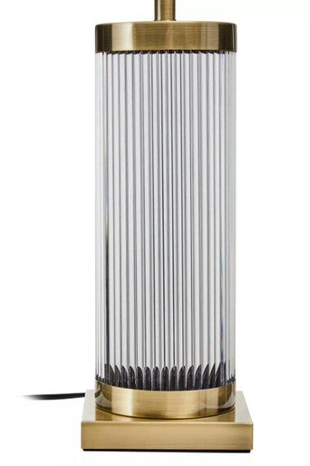 Lily White & Gold Table Lamp