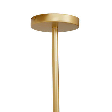 Abira Six Arm Gold Pendant Light