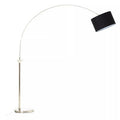Hubert Satin Nickel Metal Floor Lamp