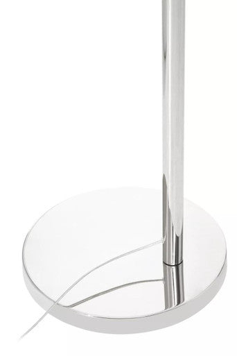 Hubert Satin Nickel Metal Floor Lamp