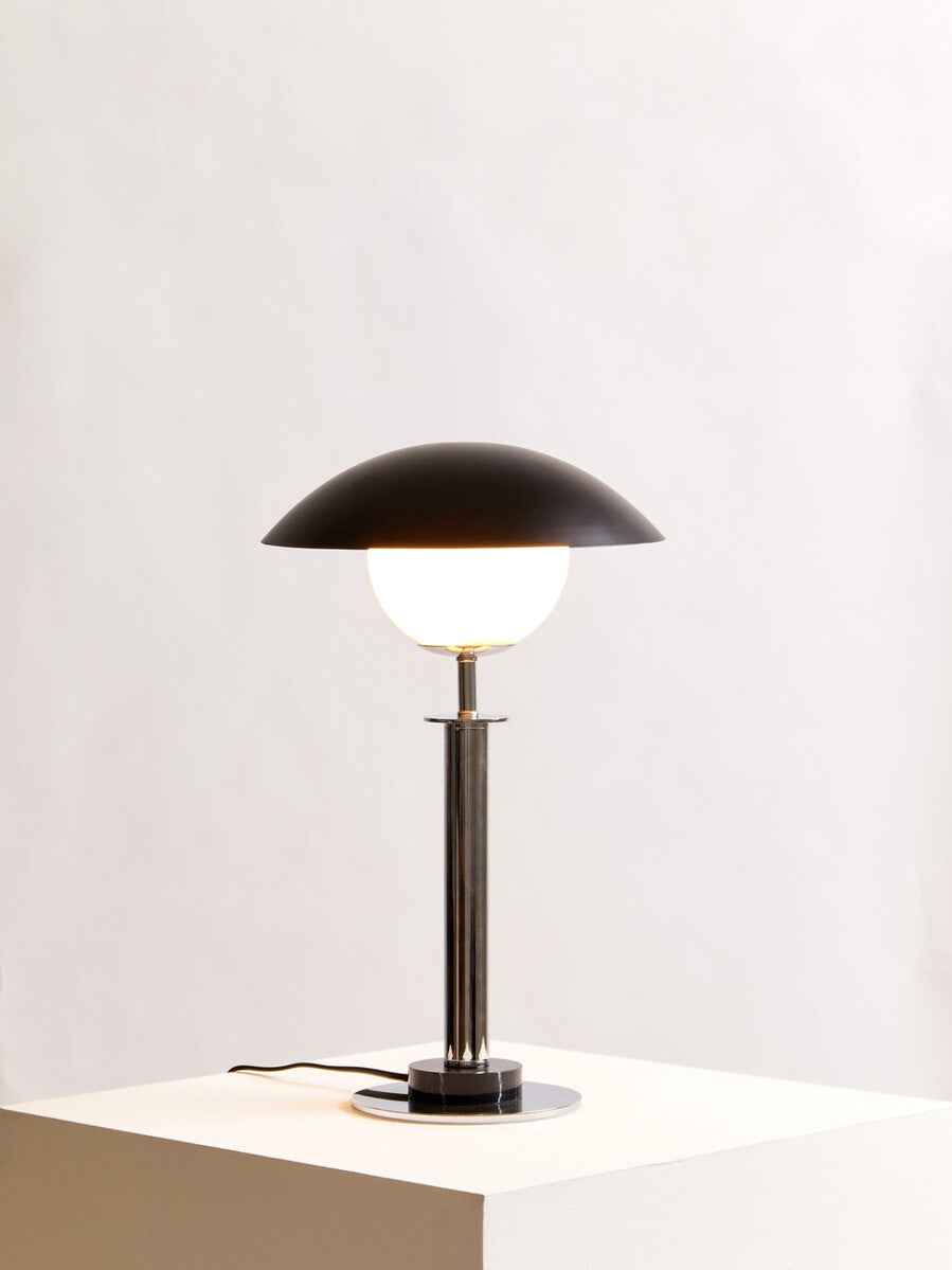 Octavia Silver Metal Table Lamp