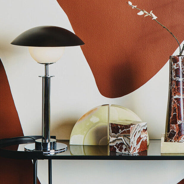 Octavia Silver Metal Table Lamp
