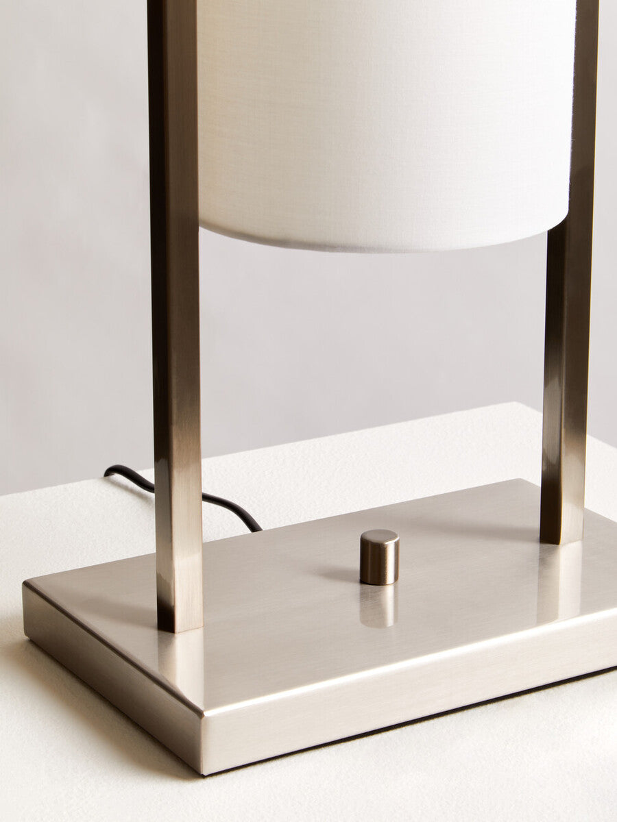 Atkins Nickel Table Lamp