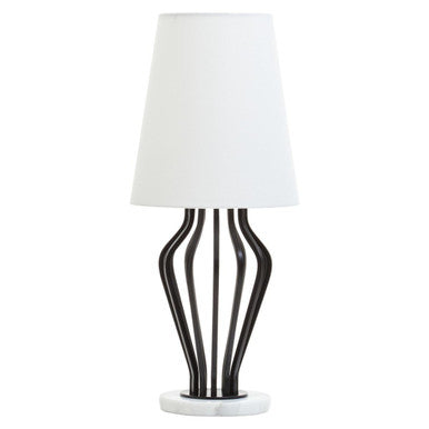 Zada Black & White Table Lamp