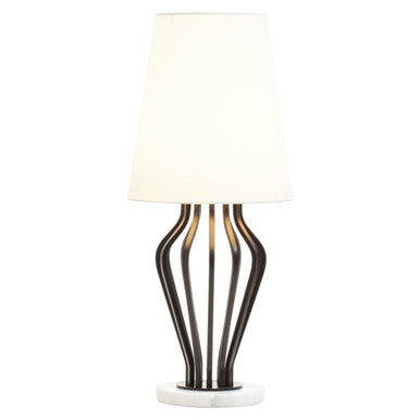 Zada Black & White Table Lamp