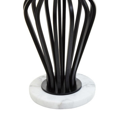 Zada Black & White Table Lamp