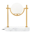 Zalika Marble & Gold Orb Table Lamp