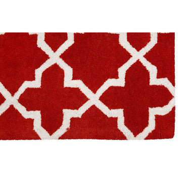 Bosie Kensington Townhouse Small Orange Hand Woven Rug
