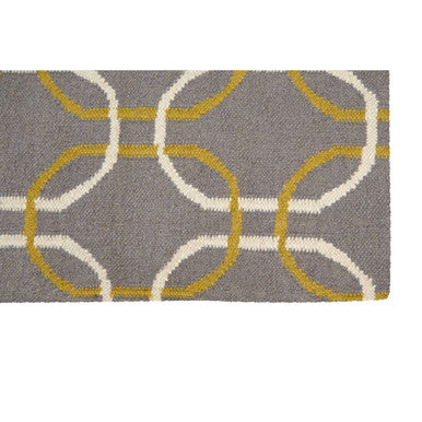 Bosie Oslo Grey White & Green Rug