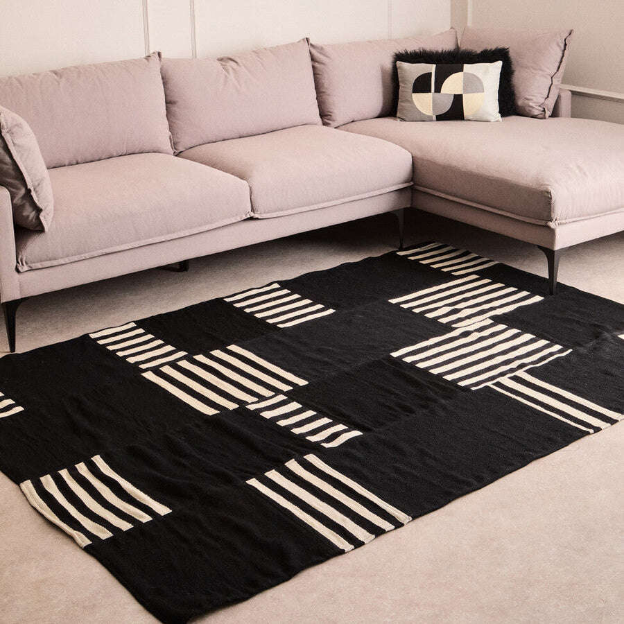 Bosie Black & White Rug
