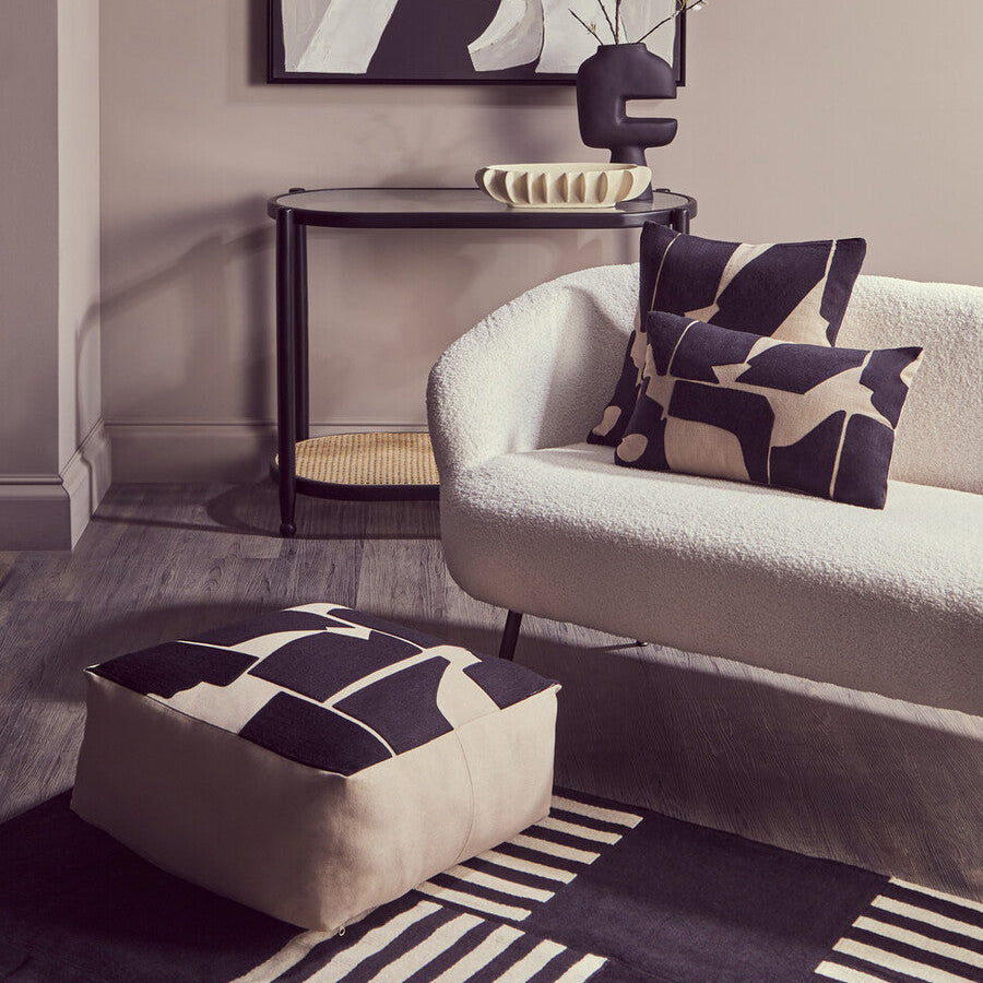 Bosie Black & White Rug