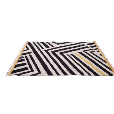Bosie Villon Black & White Rug