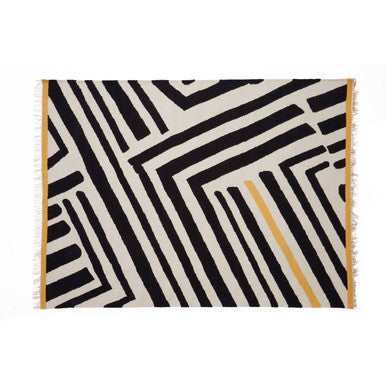 Bosie Villon Black & White Rug