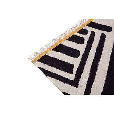 Bosie Villon Black & White Rug