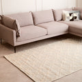 Bosie Jango Large Geometric Ivory Rug