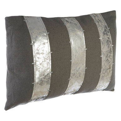 Bosie Kensington Townhouse Grey & Silver Cushion