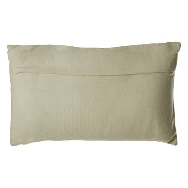 Bosie Kensington Townhouse Rectangular Ivory & Silver Check Cushion