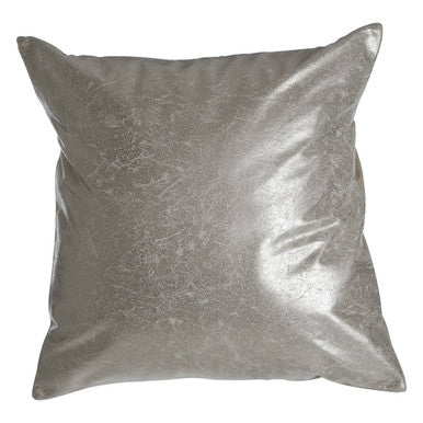 Bosie Kensington Townhouse Crush Leather Silver Cushion