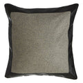 Bosie Hampstead Grey & Black Square Cushion