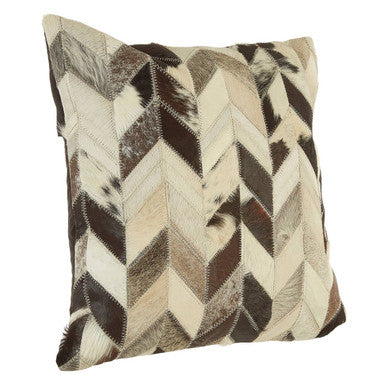 Bosie Safira Black & White Patchwork Cushion Cover