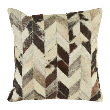 Bosie Safira Black & White Patchwork Cushion Cover