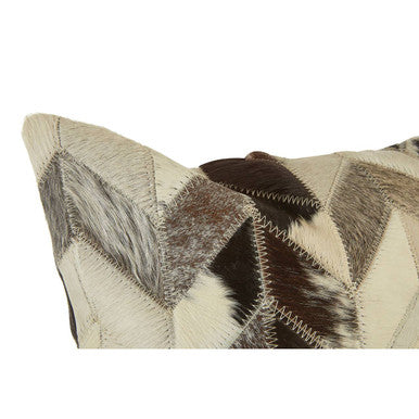 Bosie Safira Black & White Patchwork Cushion Cover