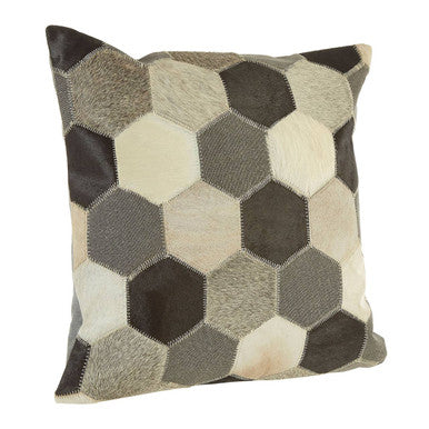 Bosie Safira Black & White & Grey Cushion Cover