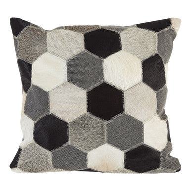 Bosie Safira Black & White & Grey Cushion Cover
