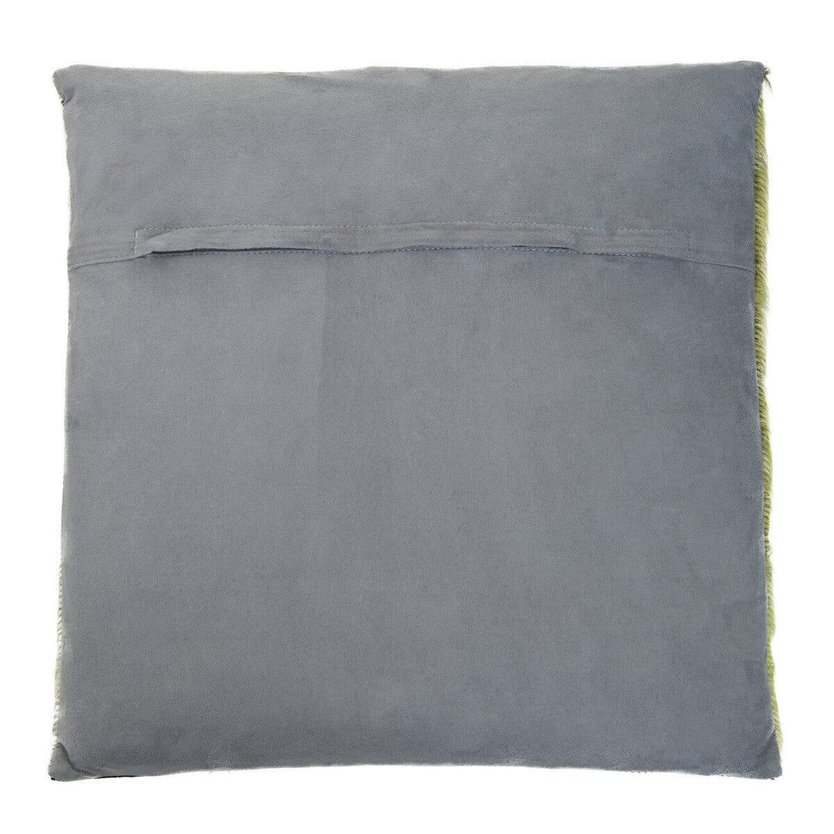Bosie Safira Geometric Hair On Leather Patchwork Cushion