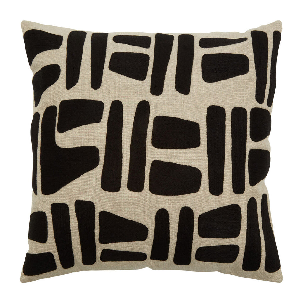 Bosie Ozella Natural & Black Square Cushion