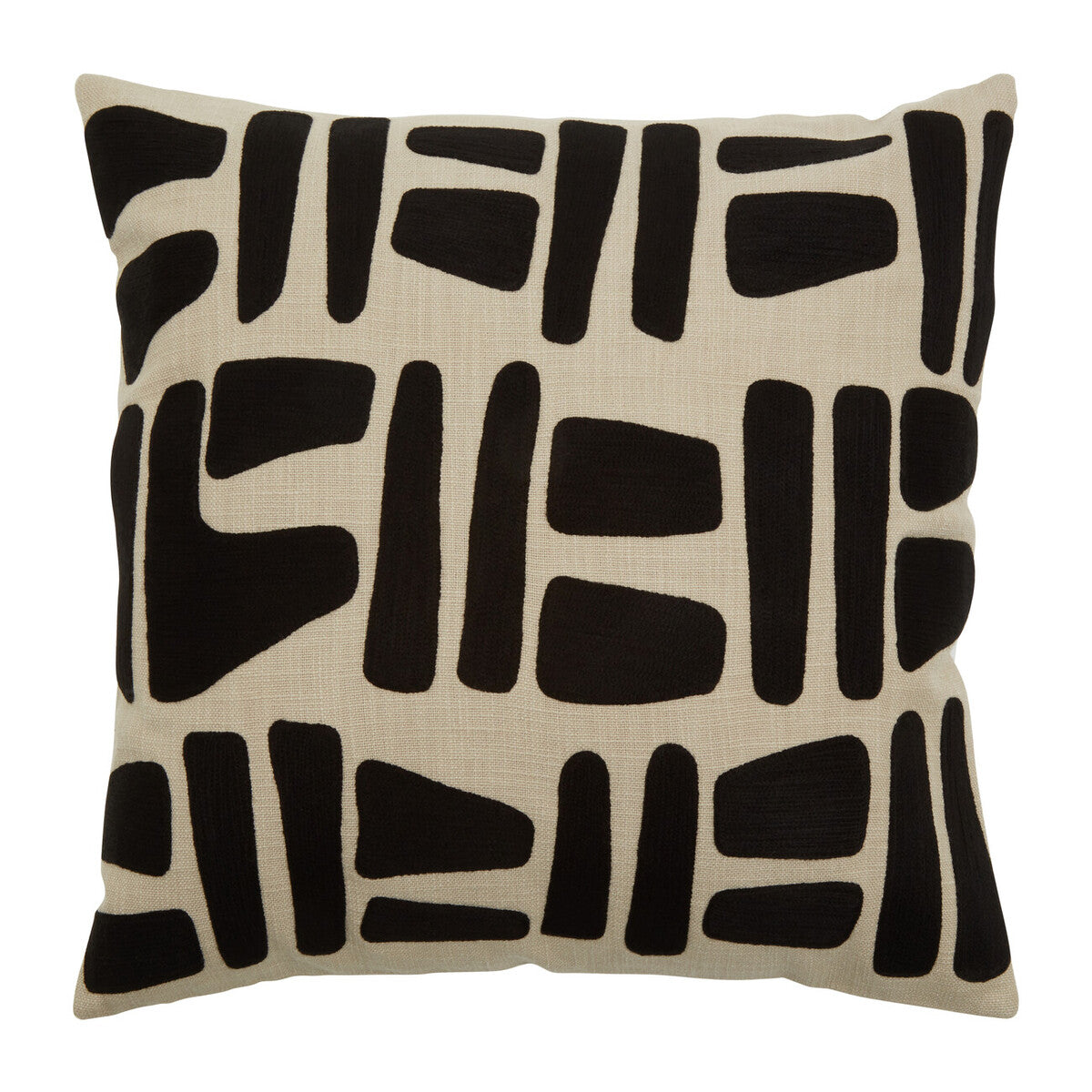 Bosie Ozella Natural & Black Square Cushion