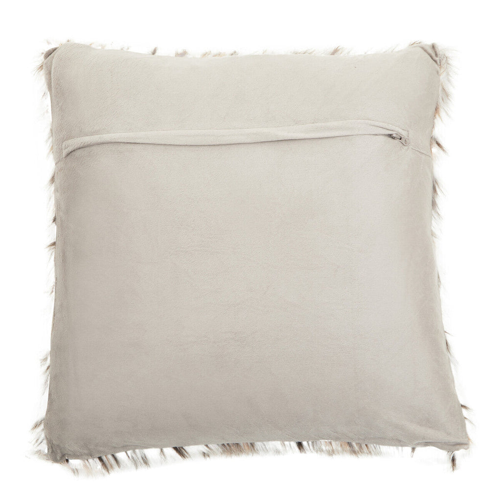 Bosie Lamina Animal Print Square Fur Cushion