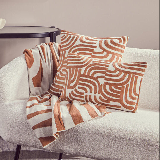 Bosie Ozella Natural & Terracotta Cushion